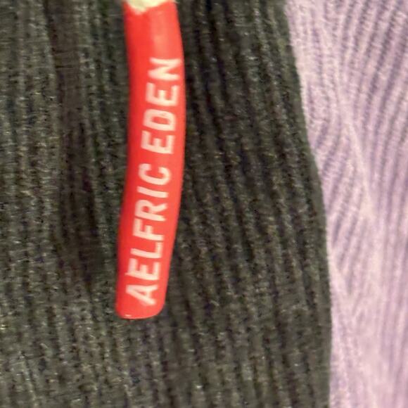 Aelfric Eden Large Pants Color Block Patchwork Corduroy 90s Hip Hop Cargo Baggy - Picture 8 of 13